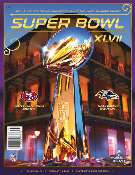 Official Super Bowl Xlvii Program Ravens Vs 49ers 2013