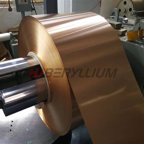 Astm B Grade C Tb Beryllium Copper Alloy Strip Mmx Mm