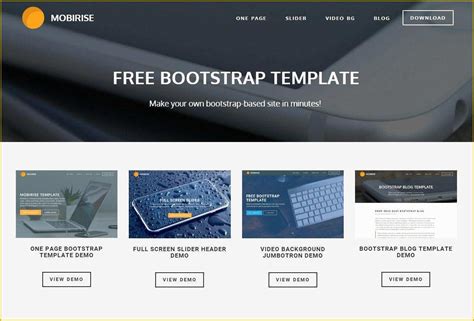 Bootstrap Templates Free Download Of Mobirise Bootstrap Template | Heritagechristiancollege