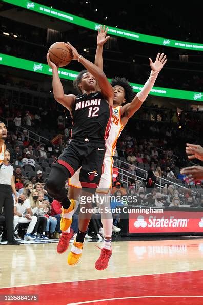 Dru Smith Of The Miami Heat Shoots The Ball During A Preseason Game