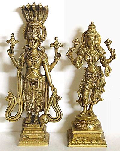 Buy HC Astadhatu 8 Metals Made Shri Lakshmi Nararayn With Snake Base