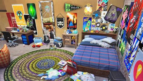 A messy stoner bedroom In the basement 😎 : r/Sims4