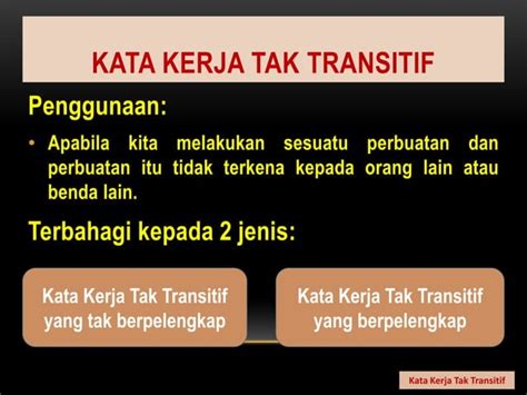 Kata Kerja Tak Transitif Ppt