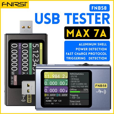 Voltm Tre Amm Tre Fnirsi Fnb Usb Type C Testeur D Tection De Charge