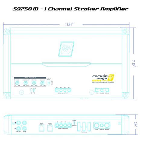 S D Stroker W Full Range Class D Digital Mono Amplifier