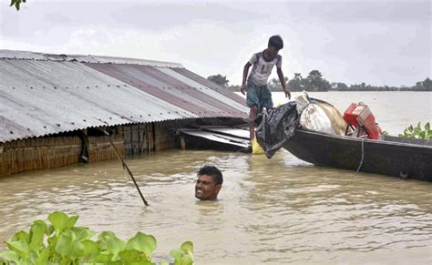 Assam Flood Situation Worsens Over 11 Lakh People Suffering