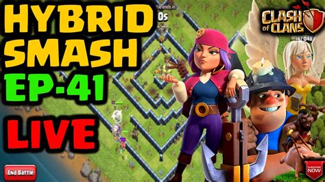 Hog Miner Hybrid Attacks Strategy Queen Charge Legend League Clash Of Clans Ep 41 Youtube