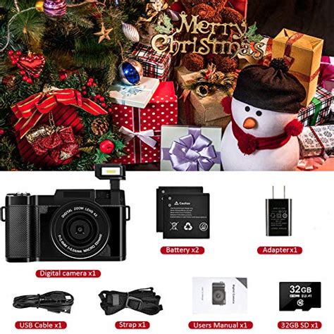 Digital Camera Vlogging Camera Full Hd K Mp Vlog Camera For