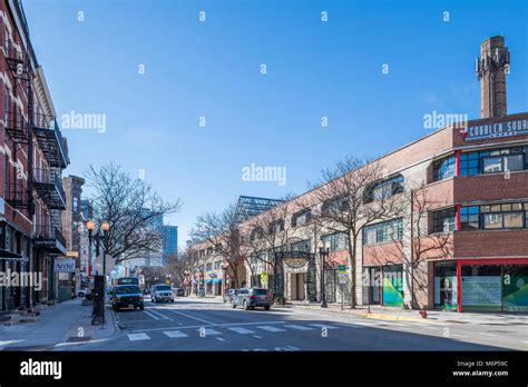 Cobbler Square Loft Complex In The Old Town Neighborhood Stock Photo