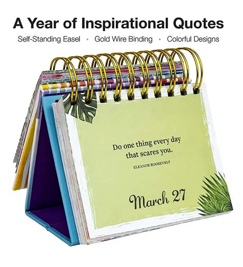 Custom Printing 365 Day A Page Creative Mini Daily Desk Calendar Buy