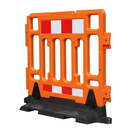 Safety Fence Panel With Rubber Base Traffic Safety Zone