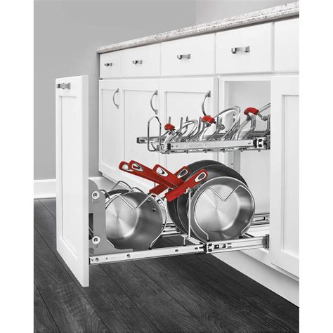 Rev A Shelf Cw Cr Inch Tier Wire Pull Out Kitchen Cabinet