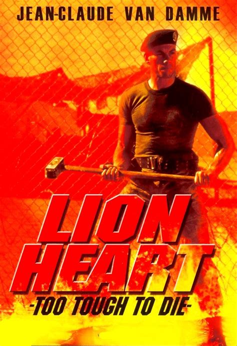 Leon Lion Heart Van Damme Cover Poster Art Find Repin Van Damme