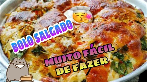 Como Fazer Bolo Salgado Imposs Vel Comer S Peda O Youtube