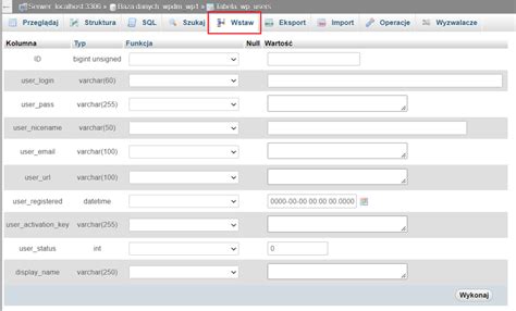 Jak Doda U Ytkownika Wordpress W Bazie Danych Domenomania Pl