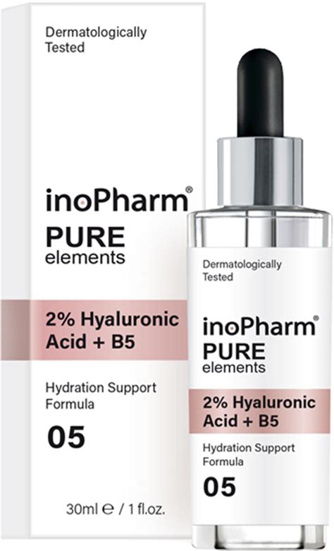 INOPHARM PURE ELEMENTS Serum Do Twarzy Z 2 Kwasem Hialuronowym 30