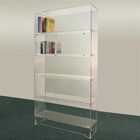 Free Standing Acrylic Shelves Transparent Lucite Acrylic Display