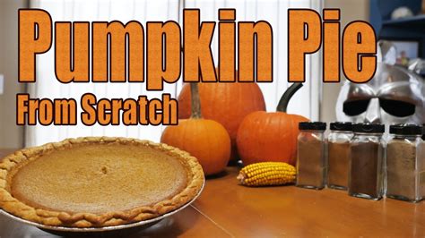 HOW TO MAKE PUMPKIN PIE FROM SCRATCH YouTube