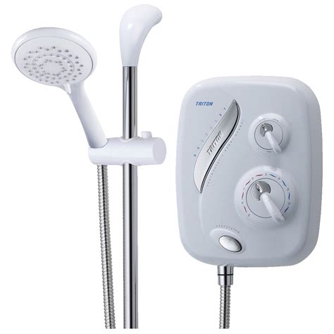 Triton As2000xt White And Chrome Thermostatic Power Shower