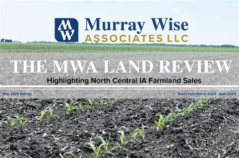 May 2023 Edition Iowa Mwa Land Review Mwa Murray Wise Associates