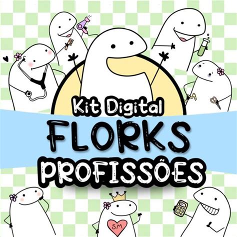 Flork Deformitos Profesiones Profissões corte Etsy México