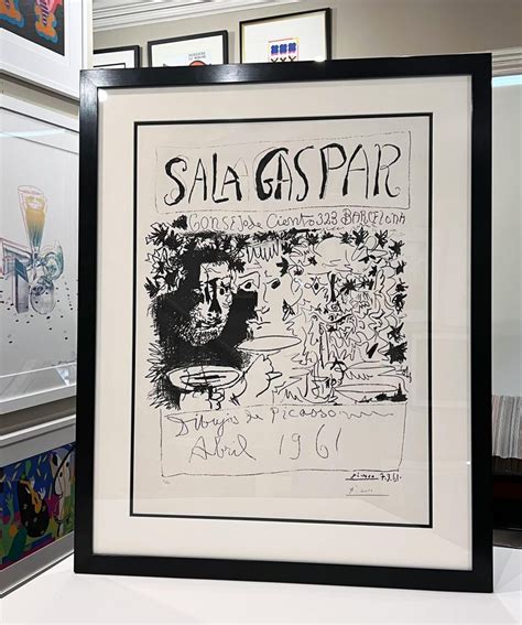 Pablo Picasso Sala Gaspar Barcelona 1961 At 1stdibs