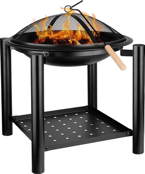 Outdoor Fire Kom Tuinoven Vuurkorf Tuin Vierkante Grill Kachel