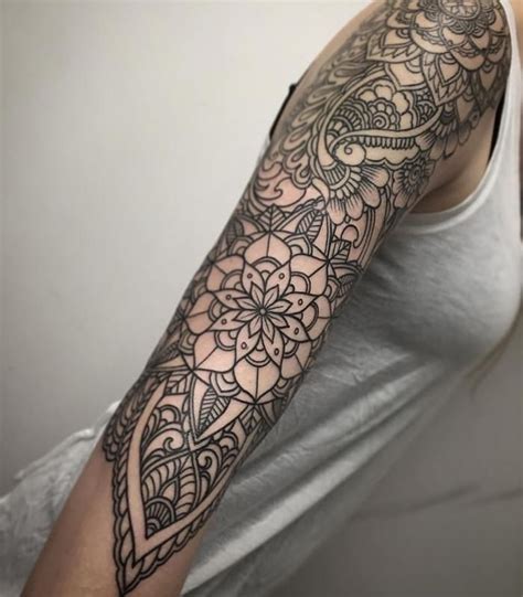 Mandala Tattoo Sleeve Women