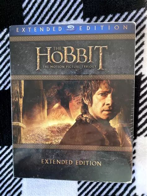 THE HOBBIT THE Motion Picture Trilogy Extended Edition Blu Ray 9