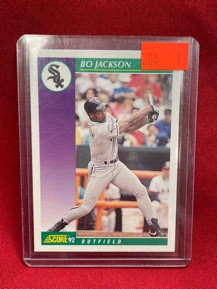 1992 Score Bo Jackson Baseball Card Metzger Property Services Llc