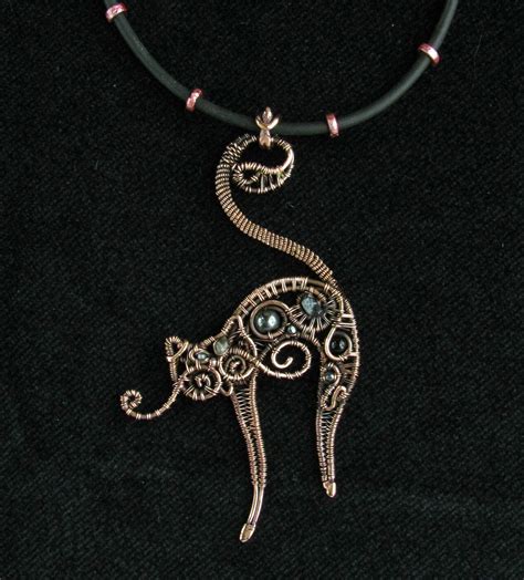 Woven Wire Cat Pendant Wire Jewelery Wire Jewelry Making Wire Jewelry