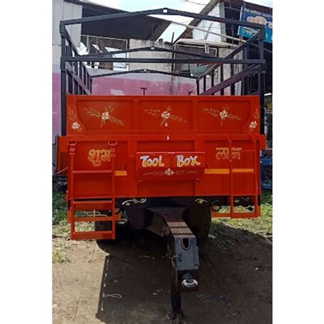 Mild Steel Heavy Hydraulic Tractor Trolley For Agriculture At Rs