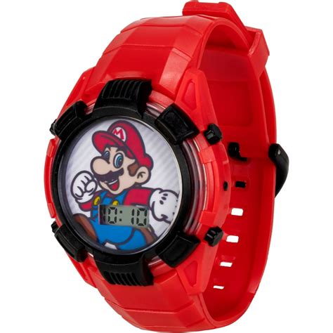 Super Mario Bros Jump Digital Flashing Lcd Kid S Watch