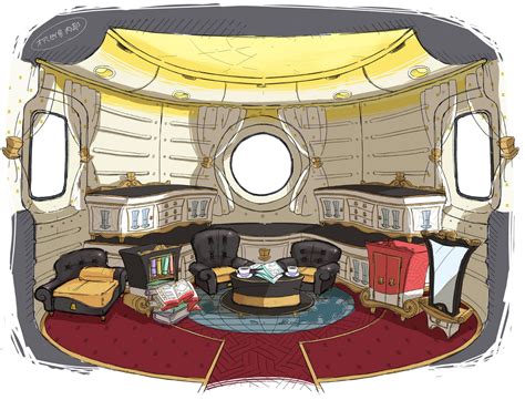 Super Mario Odyssey Odyssey Interior Concept Art