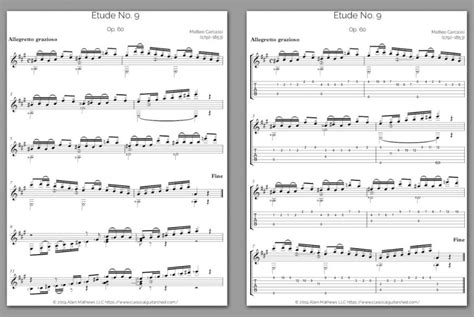 [free Pdf] Matteo Carcassi Op 60 No 9 Etude