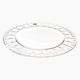 Vidivi Glass Carre Set Plate Cm