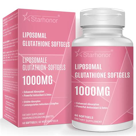 Buy Liposomal Glutathione Softgels Mg Per Serving L Glutathione