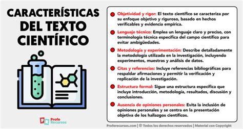 Características del Texto Científico