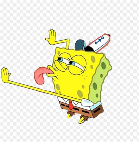 Meme Png Spongebob Licking