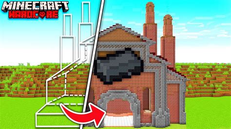 I Built A Netherite Factory In Hardcore Minecraft Hindi Youtube