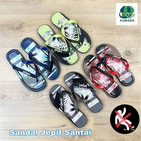 Jual Kumada Sandal Jepit Pria Gaya Baru Pakaian Luar Anti Slip