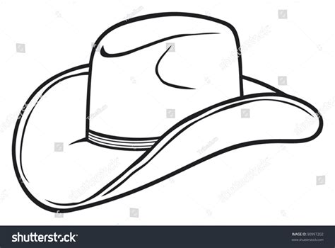 Cowboy Hat Stock Vector 90997202 : Shutterstock