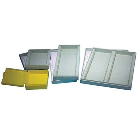 Cole Parmer Microscope Slide Storage Box Polystyrene Holds 25 Slides From Cole Parmer