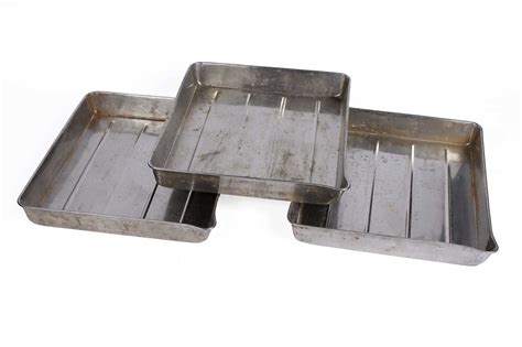 Lot 661 Three Large Metal Developing Trays