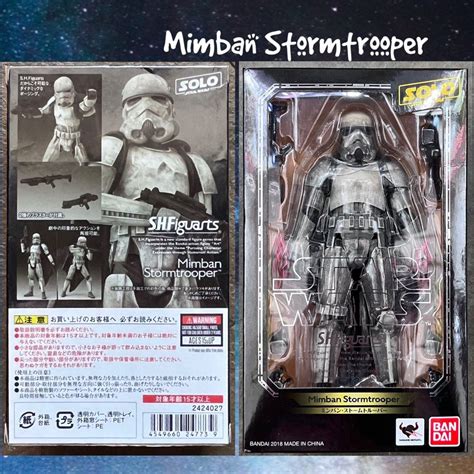 Star Wars S H Figuarts Mimban Stormtrooper Action Figure By Bandai