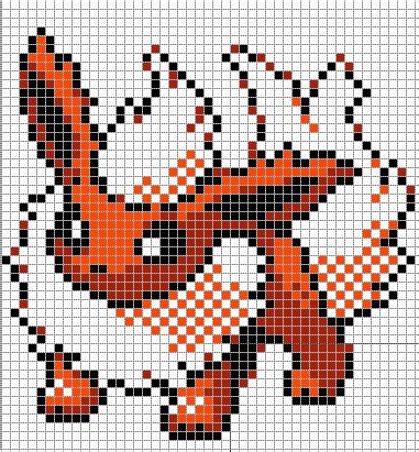 Pixel Art Pokemon Legendaire Rayquaza Facile Pixel Art Pokemon