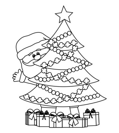 Desenho De Rvore De Natal Lindas Imagens Para Colorir E Decorar