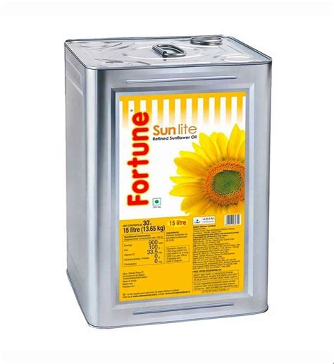 Fortune Sunlite Refined Sunflower Oil At Rs 111 3 Litre Sunflower Oil