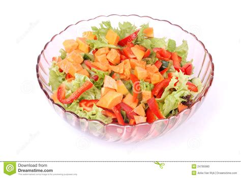 Salada Da Fruta E Verdura Foto De Stock Imagem De Frutado