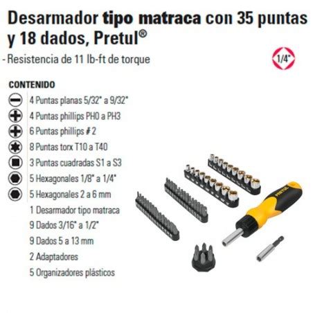 Compra En Linea Desarmador Tipo Matraca Con Puntas Y Dados